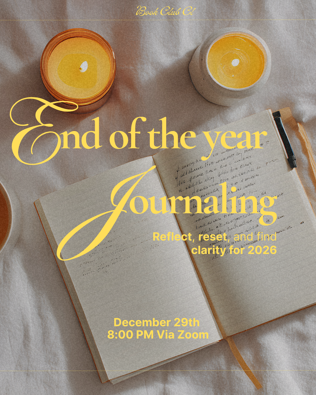 ✨ Journaling Session Our 2026 Goals ✨ Escribe tus metas con Amigas