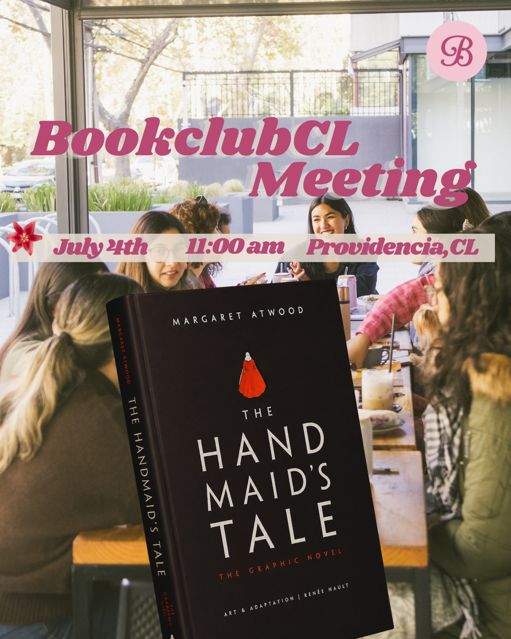 July Book Club Meeting: The Handmaid's Tale by Margaret Atwood   📖