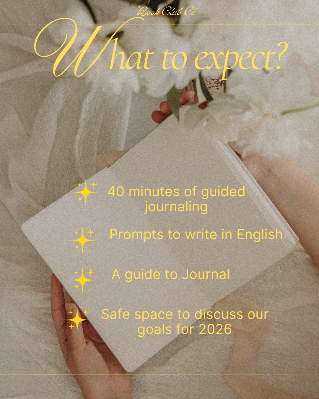 ✨ Journaling Session Our 2026 Goals ✨ Escribe tus metas con Amigas