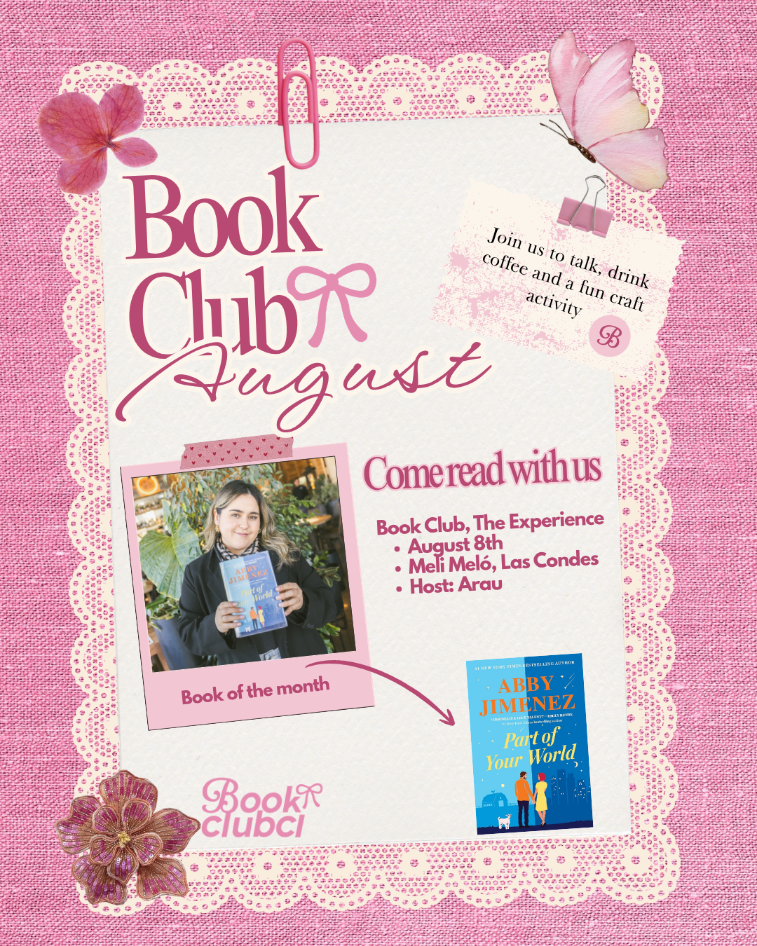 Saturday Book Club August: Part of Your World by Abby Jimenez