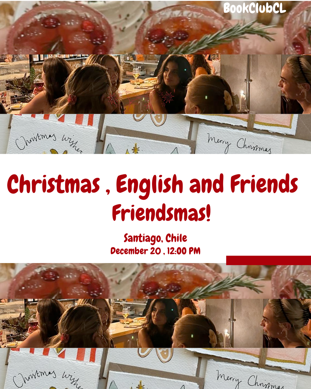 ✨ Evento Social en Inglés Diciembre ✨