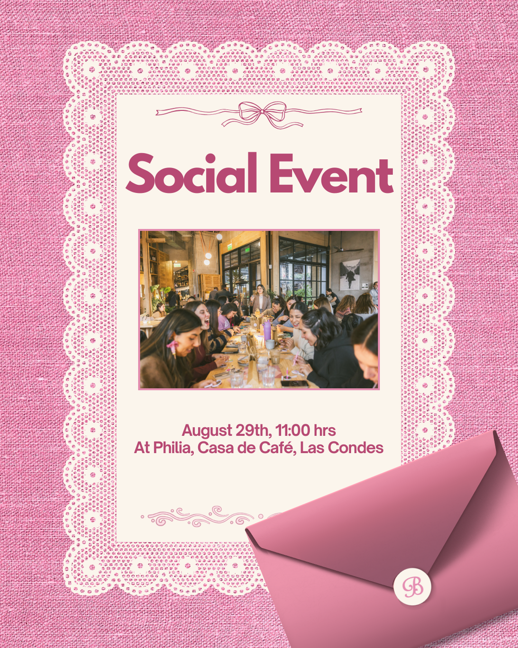 August Social Event: Speak in English & Decor Your Jewelry Dish