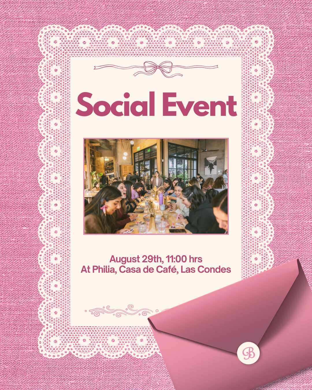 August Social Event: Speak in English & Decor Your Jewelry Dish