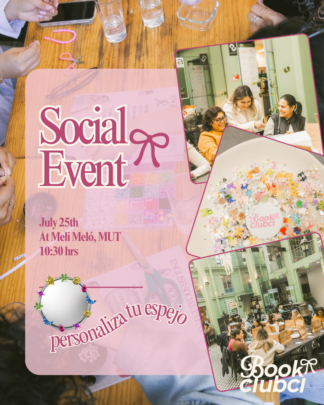 Social Event July: English Speaking Practice & Mirror Decoration