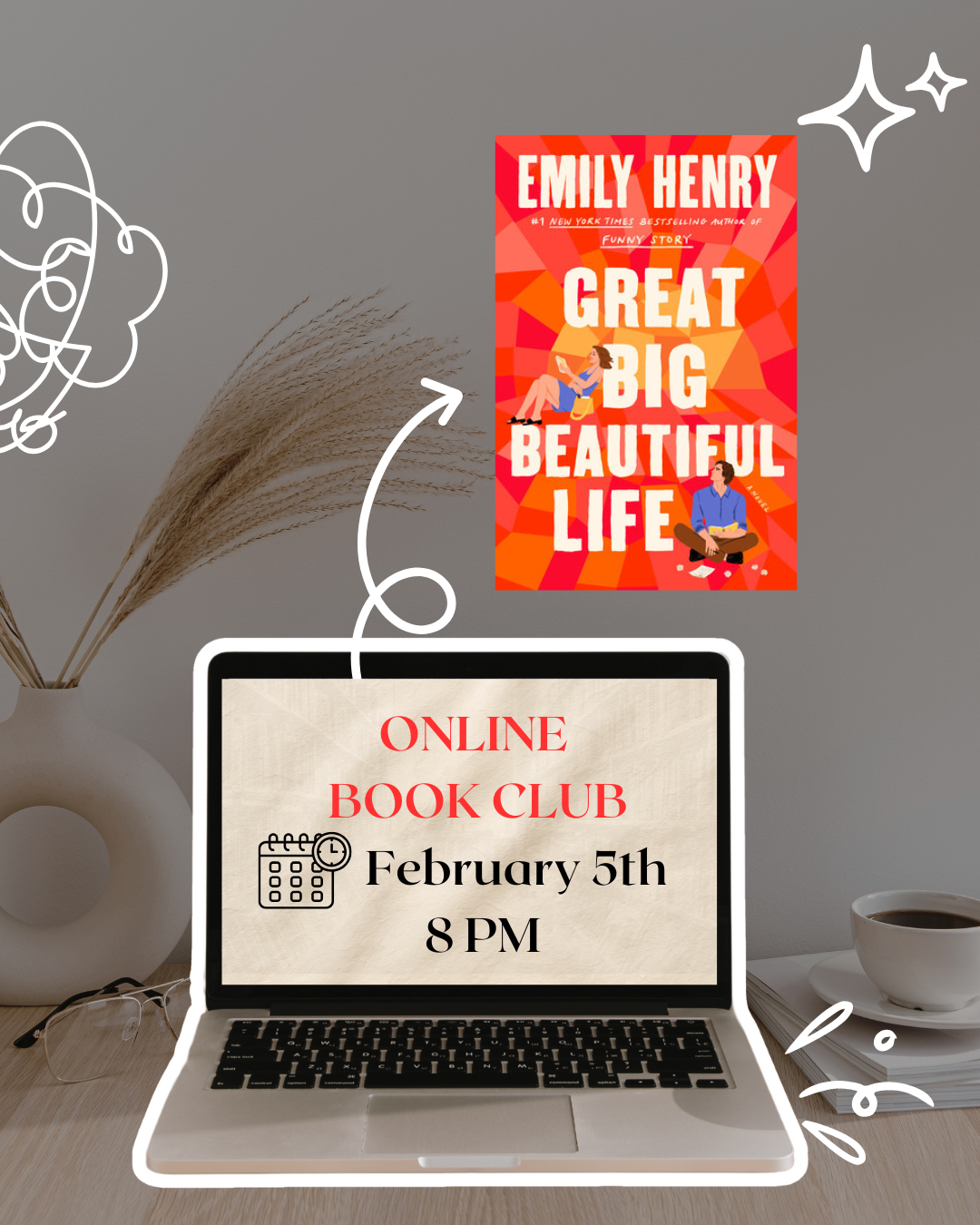 Online Book Club: "Great Big Beautiful Life" de Emily Henry