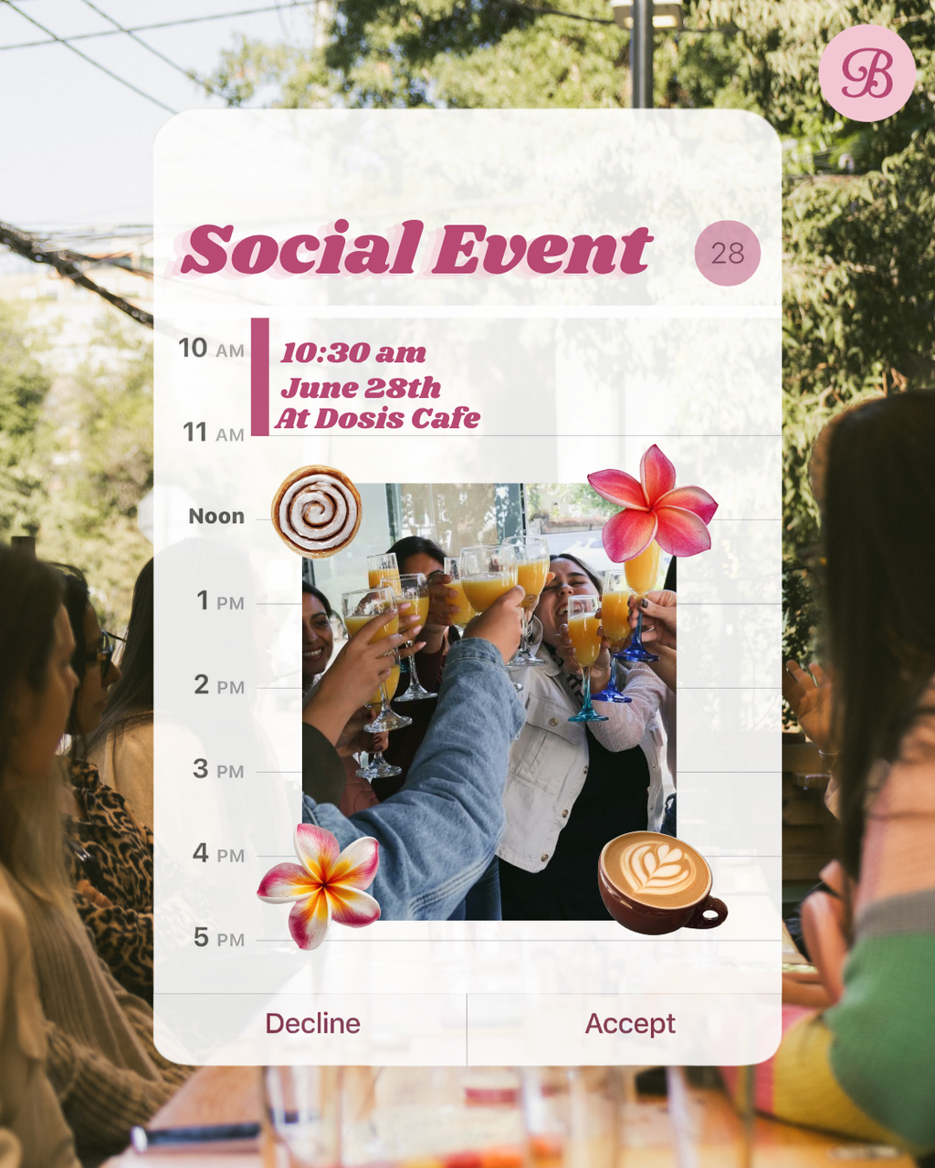Practica Inglés: Social Event for Girls 🌸